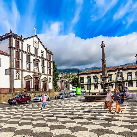 Blue Sky With Pool By Madeira