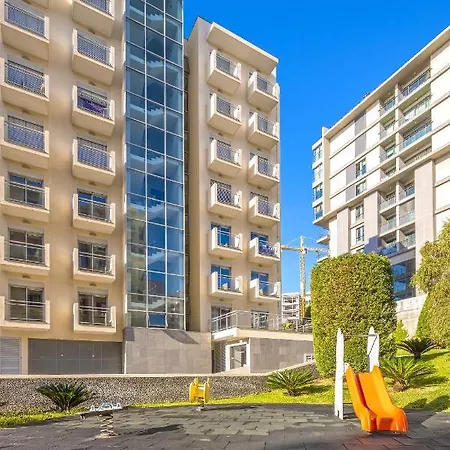 아파트 Blue Sky With Pool By Madeira